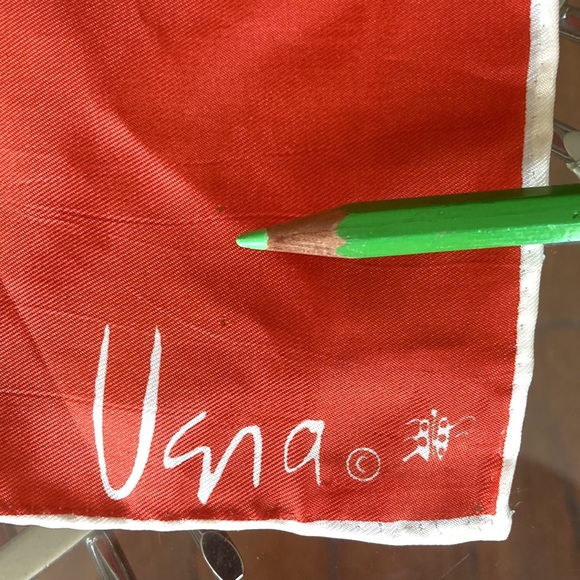 Vintage Vera Neumann square mod graphic scarf - Picture 12 of 15